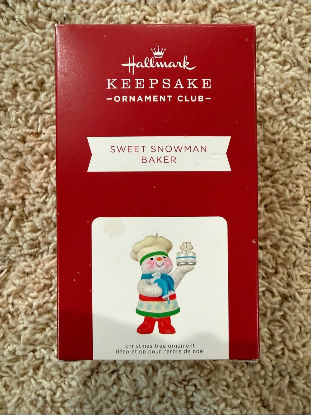 Hallmark Keepsake Sweet Snowman Baker -2021